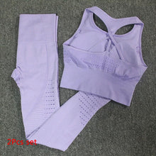 Load image into Gallery viewer, Ombre Seamless Yoga Suit 2 Pieces Women