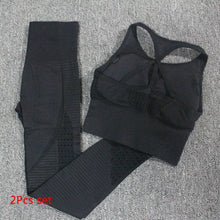 Load image into Gallery viewer, Ombre Seamless Yoga Suit 2 Pieces Women