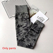 Load image into Gallery viewer, 3PCS Camo Seamless Yoga Set Sports Wear For Women Fitness Clothing, Yoga