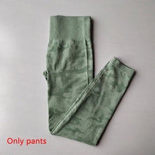 Load image into Gallery viewer, 3PCS Camo Seamless Yoga Set Sports Wear For Women Fitness Clothing, Yoga