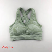 Load image into Gallery viewer, 3PCS Camo Seamless Yoga Set Sports Wear For Women Fitness Clothing, Yoga