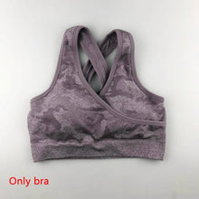 Load image into Gallery viewer, 3PCS Camo Seamless Yoga Set Sports Wear For Women Fitness Clothing, Yoga