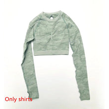 Load image into Gallery viewer, 3PCS Camo Seamless Yoga Set Sports Wear For Women Fitness Clothing, Yoga