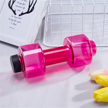 Load image into Gallery viewer, 550ml  dumbbell cup weight fitness equipment portable leakproof plastic unbreakable pet shaker for men women arms gym training