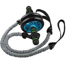 Load image into Gallery viewer, Ab Roller Wheel with Pull Rope Abs Carver for Abdominal Stomach Exercise Training for Home Gym Fitness