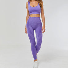 Load image into Gallery viewer, 2PCS/Set Seamless Yoga Set Gym
