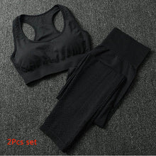 Load image into Gallery viewer, 2PCS/Set Seamless Yoga Set Gym