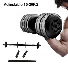 Load image into Gallery viewer, Water Filled Adjustable Dumbbells Weight 20KG