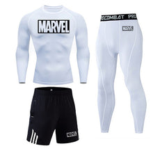 Load image into Gallery viewer, 4XL MMA Compression sets Tracksuit Marvel Mens Sport