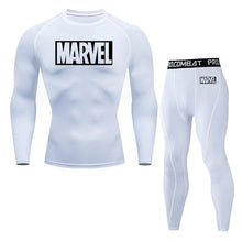 Load image into Gallery viewer, 4XL MMA Compression sets Tracksuit Marvel Mens Sport