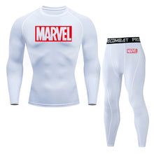 Load image into Gallery viewer, 4XL MMA Compression sets Tracksuit Marvel Mens Sport