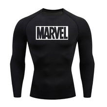 Load image into Gallery viewer, 4XL MMA Compression sets Tracksuit Marvel Mens Sport