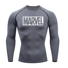 Load image into Gallery viewer, 4XL MMA Compression sets Tracksuit Marvel Mens Sport