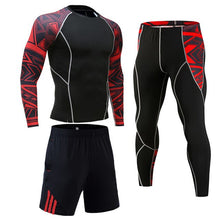 Load image into Gallery viewer, NEW Mens Compression Set Running Tights Workout Fitness Training Tracksuit