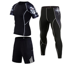 Load image into Gallery viewer, NEW Mens Compression Set Running Tights Workout Fitness Training Tracksuit