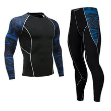 Load image into Gallery viewer, NEW Mens Compression Set Running Tights Workout Fitness Training Tracksuit