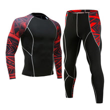 Load image into Gallery viewer, NEW Mens Compression Set Running Tights Workout Fitness Training Tracksuit