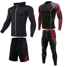 Load image into Gallery viewer, Mens Sport Clothing Suit compression 2/3/4/-piece set Men Running Set