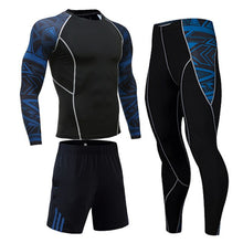 Load image into Gallery viewer, Mens Sport Clothing Suit compression 2/3/4/-piece set Men Running Set