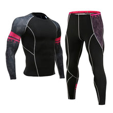 Load image into Gallery viewer, Mens Sport Clothing Suit compression 2/3/4/-piece set Men Running Set
