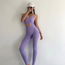 Load image into Gallery viewer, Energy Seamless Yoga Set Women's Tracksuit Bra Set 2pcs High Waist Leggings Pants