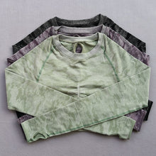 Load image into Gallery viewer, Newest Women Camo Seamless Yoga Top Long