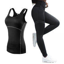 Load image into Gallery viewer, Sleeveless Yoga Set Women Running, Fitness Sport