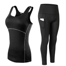 Load image into Gallery viewer, Women's Gym Clothing, Yoga Set Fitness, Running, Tennis Shirts