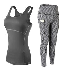 Load image into Gallery viewer, Women's Gym Clothing, Yoga Set Fitness, Running, Tennis Shirts