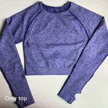 Load image into Gallery viewer, Seamless Yoga Suit 2 piece Sports