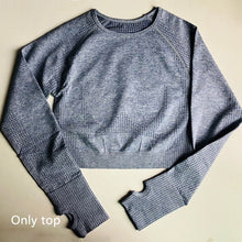 Load image into Gallery viewer, Seamless Yoga Suit 2 piece Sports